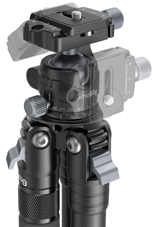 SmallRig Carbon Fiber Tripod AP-10 – Lightweight Travel Tripod with Monopod Functionality