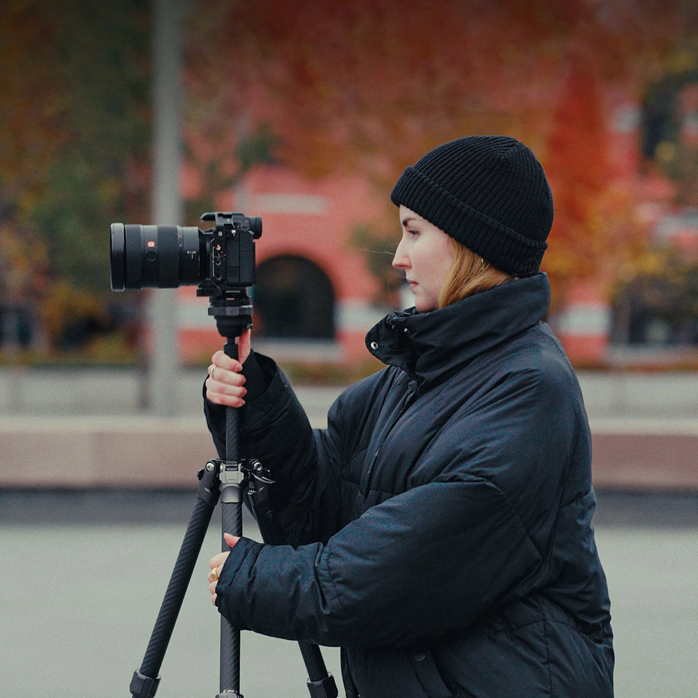 SmallRig FreeRover Carbon Fiber Travel Tripod Kit AP-100 – Compact & Quick-Adjust Tripod