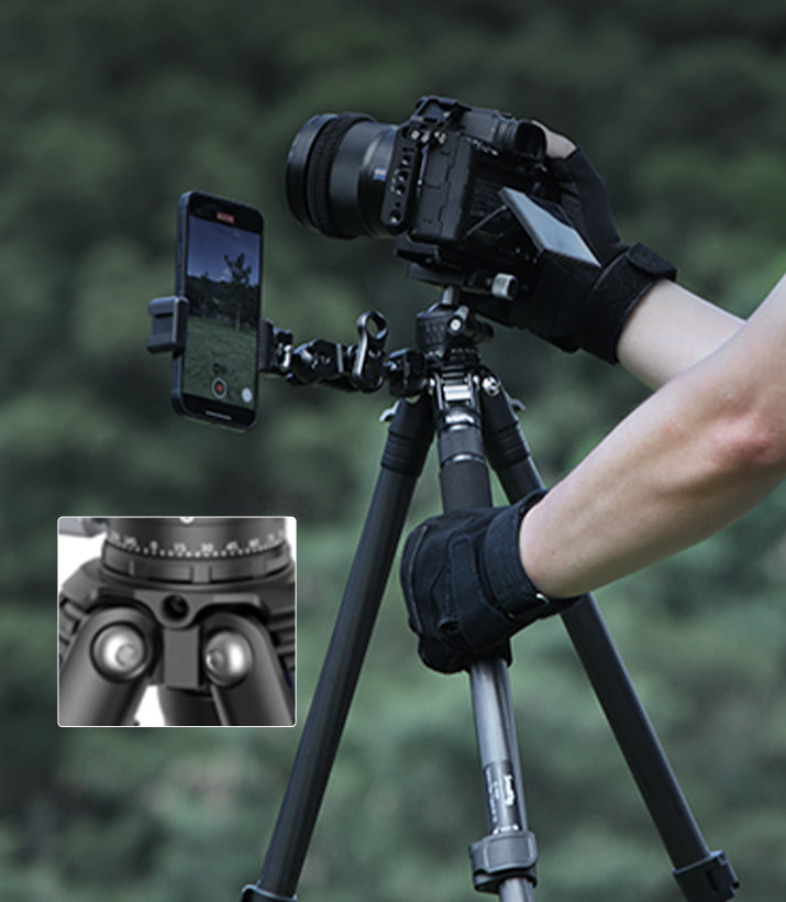 SmallRig Carbon Fiber Tripod AP-10 – Lightweight Travel Tripod with Monopod Functionality