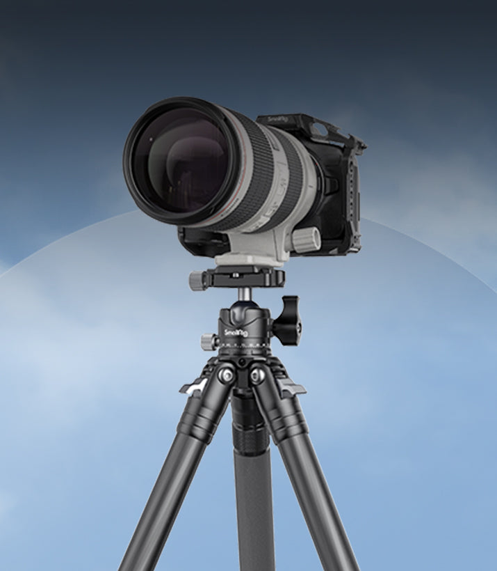 SmallRig Carbon Fiber Tripod AP-10 – Lightweight Travel Tripod with Monopod Functionality