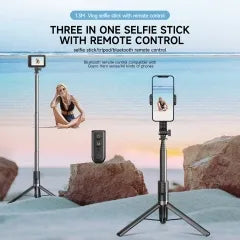 TELESIN Upgraded 1.3m Bluetooth Remote Control Selfie Stick for GoPro/Phone