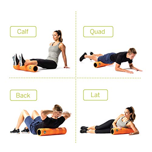TriggerPoint Grid 2.0 Foam Roller – 66cm Extra-Firm Hollow Core for Larger Bodies, Deep Tissue Massage, Muscle Recovery & Pain Relief, Multi-Density Foam, EVA Surface, Compact & Durable, Orange