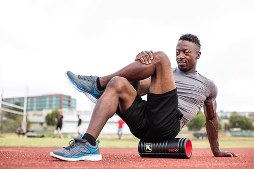 TriggerPoint Grid X Foam Roller – Extra-Firm Density for Deep Tissue Massage, Muscle Pain Relief & Recovery, Compact & Travel-Friendly, Sweat-Proof Surface, Supports 550 lbs/250 kg, 33cm, Black