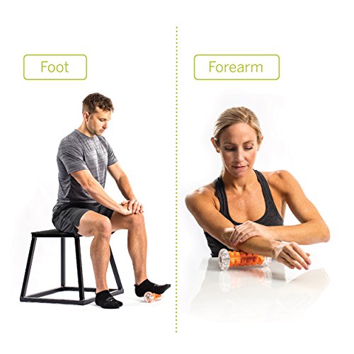 TriggerPoint Nano Foot Roller – Ultra-Compact Foam Roller for Foot and Forearm Pain Relief, Lightweight, Portable, Improves Flexibility & Blood Flow, Ideal for Muscle Aches, Tension, and Circulation