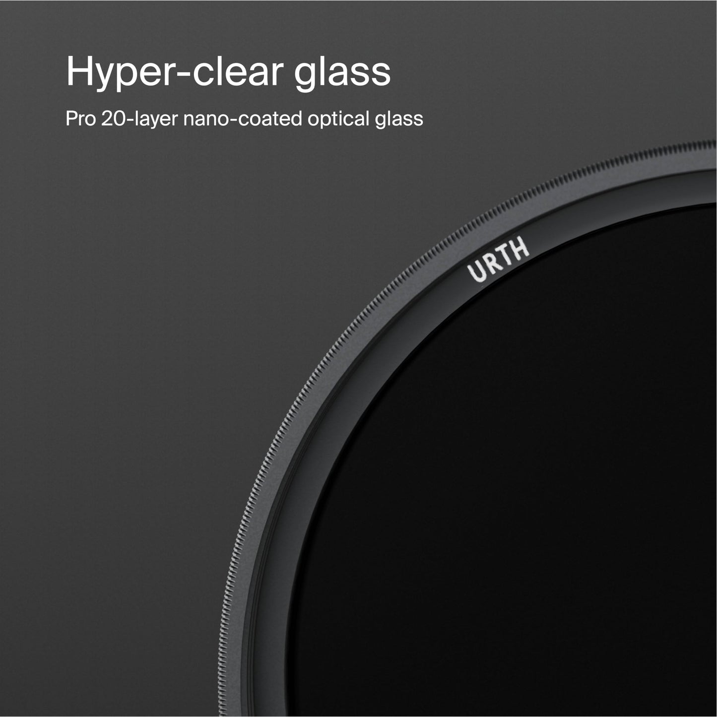 Urth ND64 (6 Stop) Lens Filter (Plus+) — 20-Layer Nano-Coated, Ultra-Slim Neutral Density Camera Lens Exposure Filter ***NOTE - PLEASE CHOOSE FILTER SIZE AFTER CLICKING THROUGH TO THE URTH AMAZON STORE