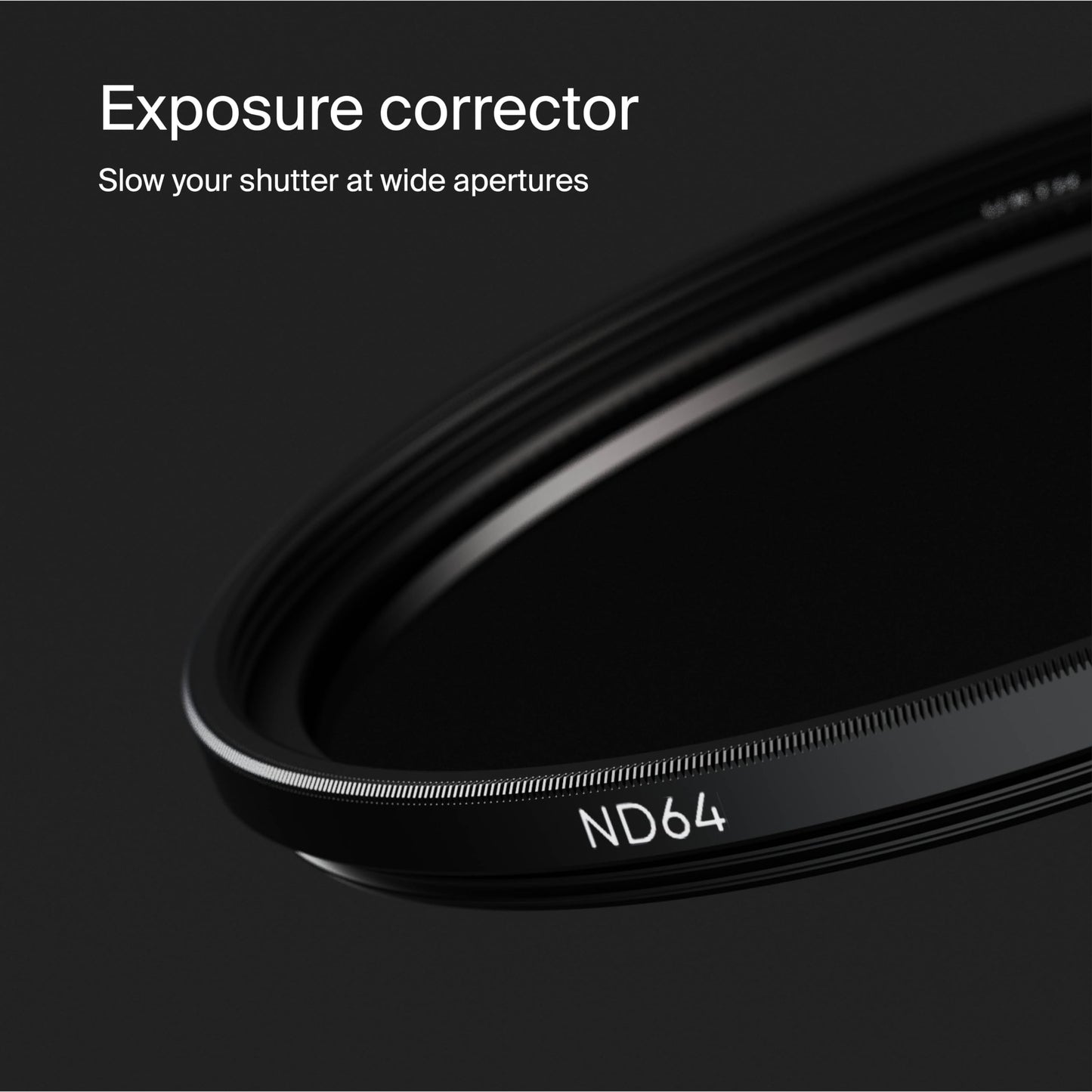 Urth ND64 (6 Stop) Lens Filter (Plus+) — 20-Layer Nano-Coated, Ultra-Slim Neutral Density Camera Lens Exposure Filter ***NOTE - PLEASE CHOOSE FILTER SIZE AFTER CLICKING THROUGH TO THE URTH AMAZON STORE
