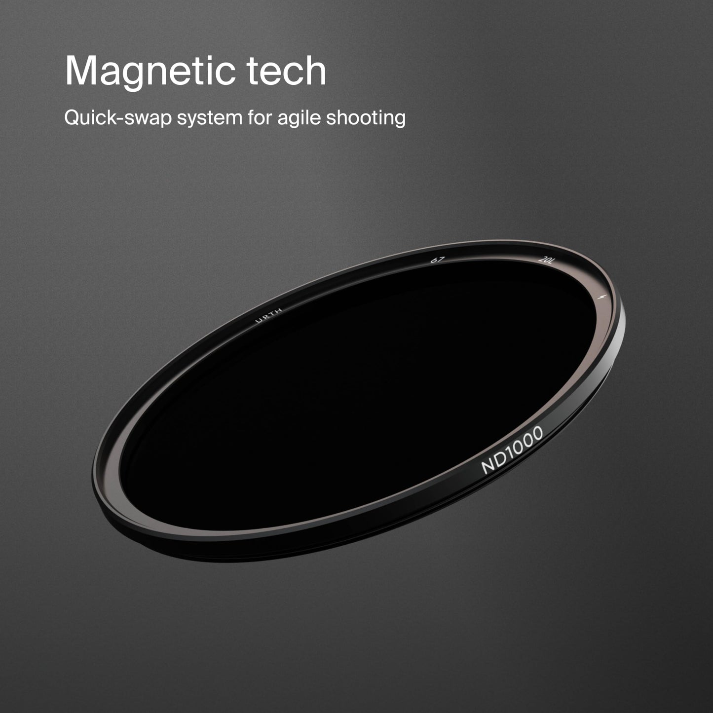 Urth Magnetic ND1000 (10 Stop) Lens Filter (Plus+) — 20-Layer Nano-Coated, Ultra-Slim Neutral Density Camera Lens Exposure Filter ***NOTE - PLEASE CHOOSE FILTER SIZE AFTER CLICKING THROUGH TO THE URTH AMAZON STORE