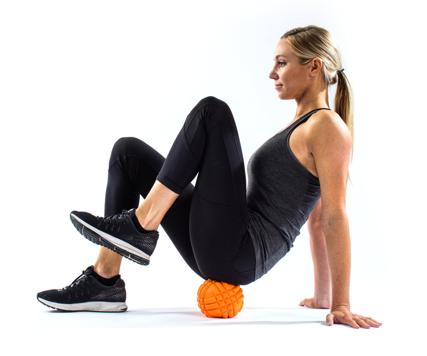 TriggerPoint Grid Ball Foam Massage Ball, 5-Inch – Targeted Muscle Relief for HIPS, Shoulders, and More, Ideal for Full-Body Deep Tissue Massages, Flexibility, and Increased Range of Motion
