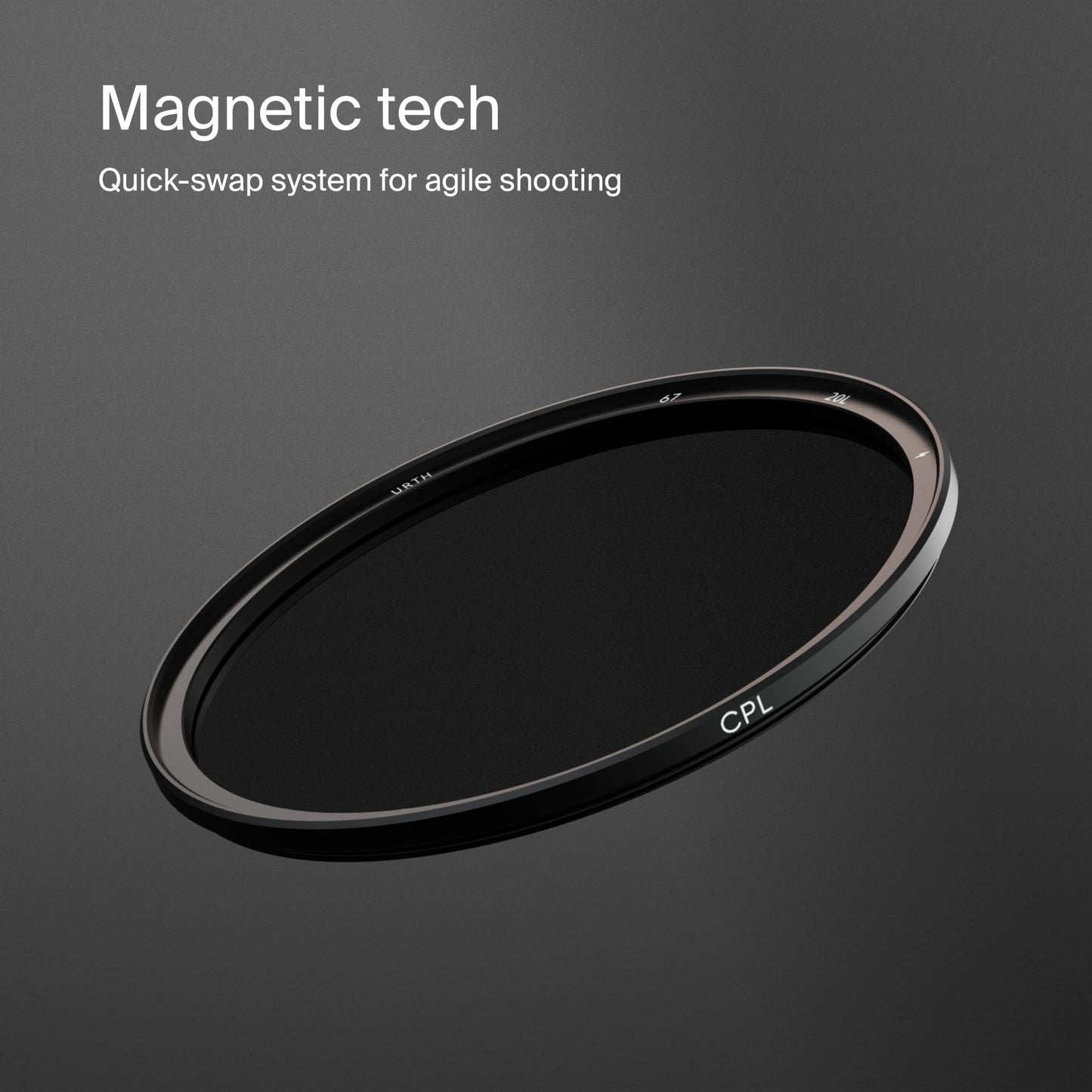 Urth Magnetic Circular Polarizing (CPL) Lens Filter (Plus+) — 20-Layer Nano-Coated, Slim Design for Camera Lens Polarization ***NOTE - PLEASE CHOOSE FILTER SIZE AFTER CLICKING THROUGH TO THE URTH AMAZON STORE