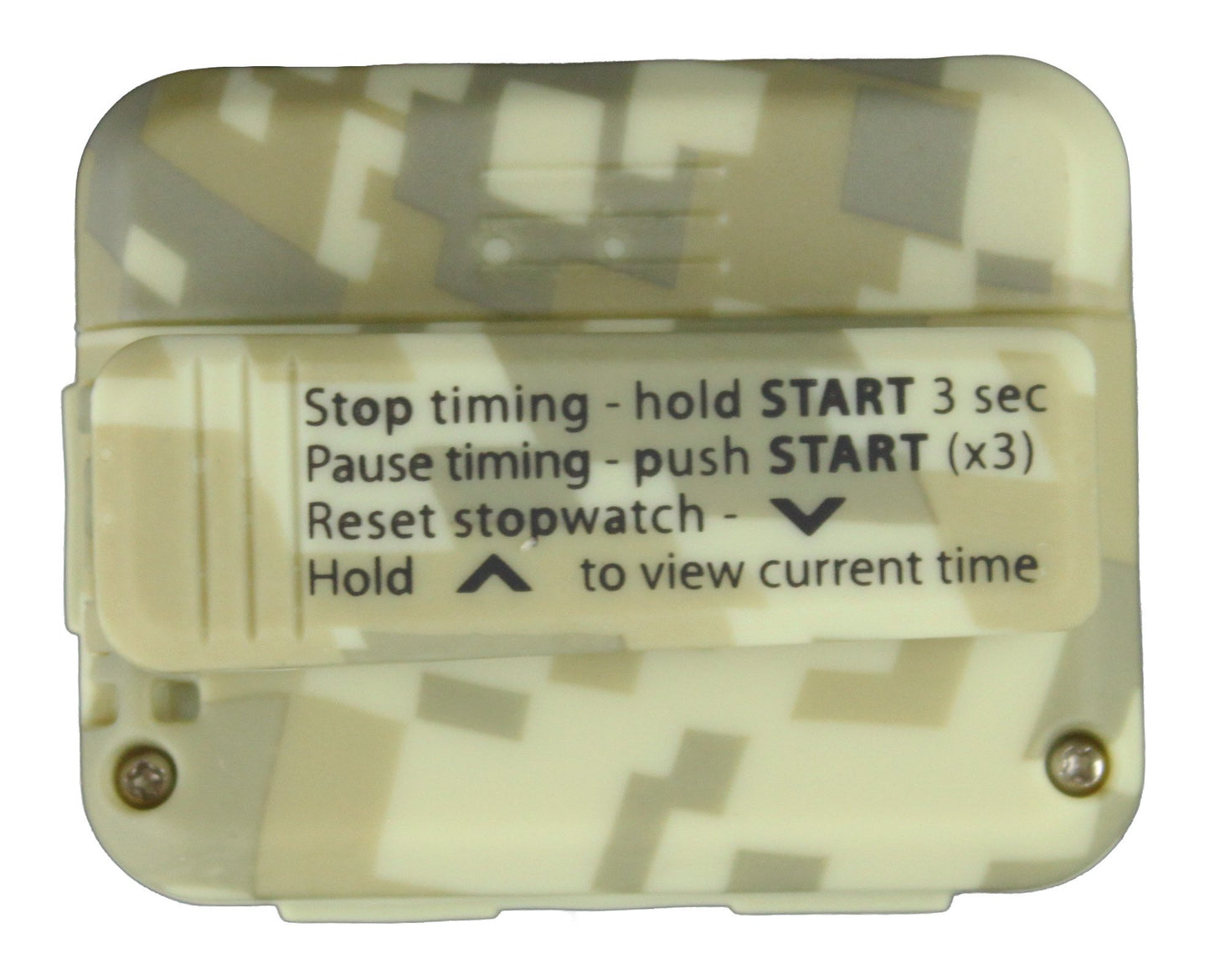 Gymboss miniMAX Interval Timer and Stopwatch - CAMOUFLAGE/TAN SOFTCOAT