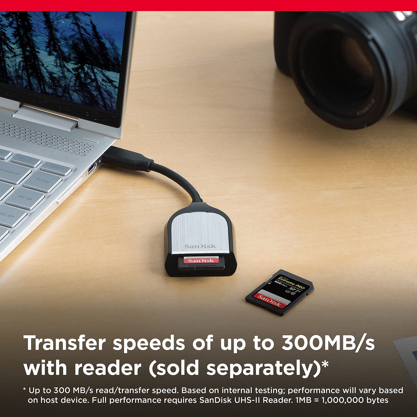 SanDisk 256GB Extreme PRO SDXC card, SD Card, V90 Memory Card, 8K, 4K and Full HD Video, up to 300 MB/s, Shock, Temperature, Water and X-Ray Proof, UHS-II, Class 10, U3,