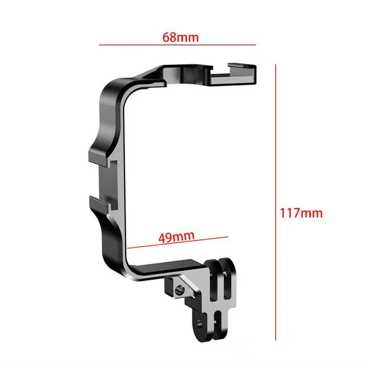 Cold Shoe Extension Frame Mount for Action Camera
