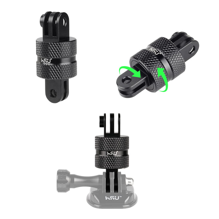 HSU All Aluminum Alloy Basic Adapter Grab Bag for GoPro (9 Pcs)