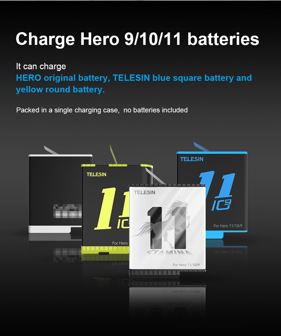 Multifunctional Battery Charger For Hero 13/12/11/10/9