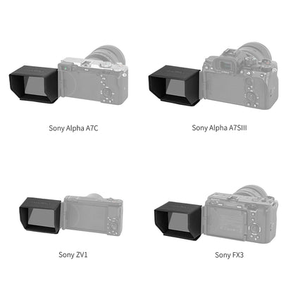 LCD Shading Hood for Sony Specific Cameras