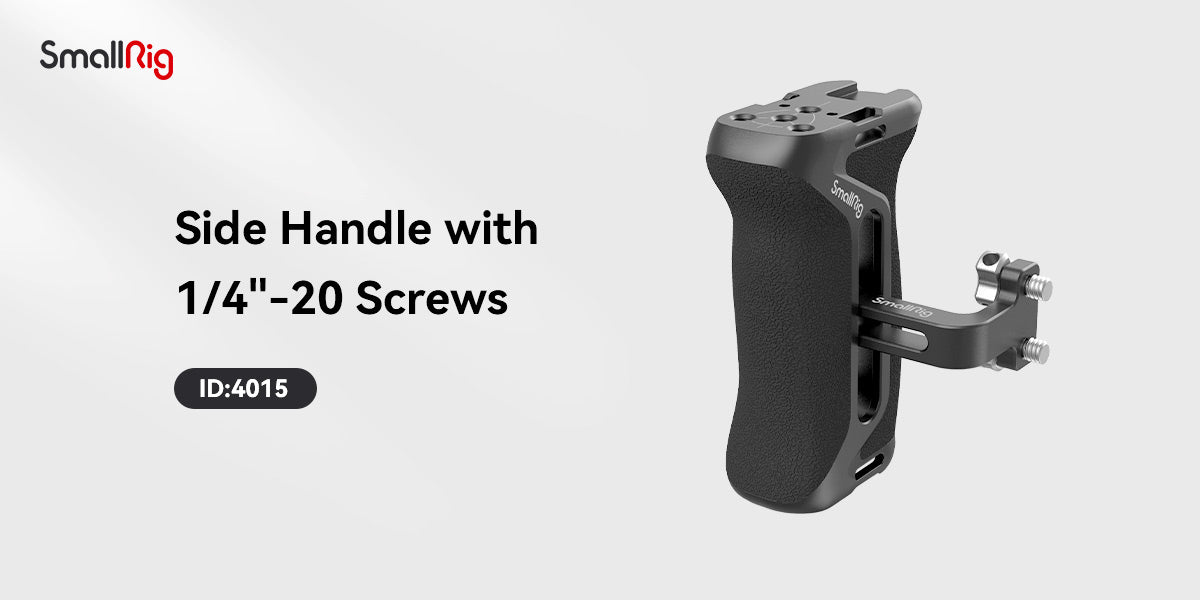 Side Handle with 1/4"-20 Screws