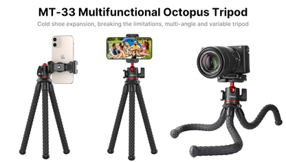 Ulanzi MT-33 Octopus Tripod with Cold Shoe