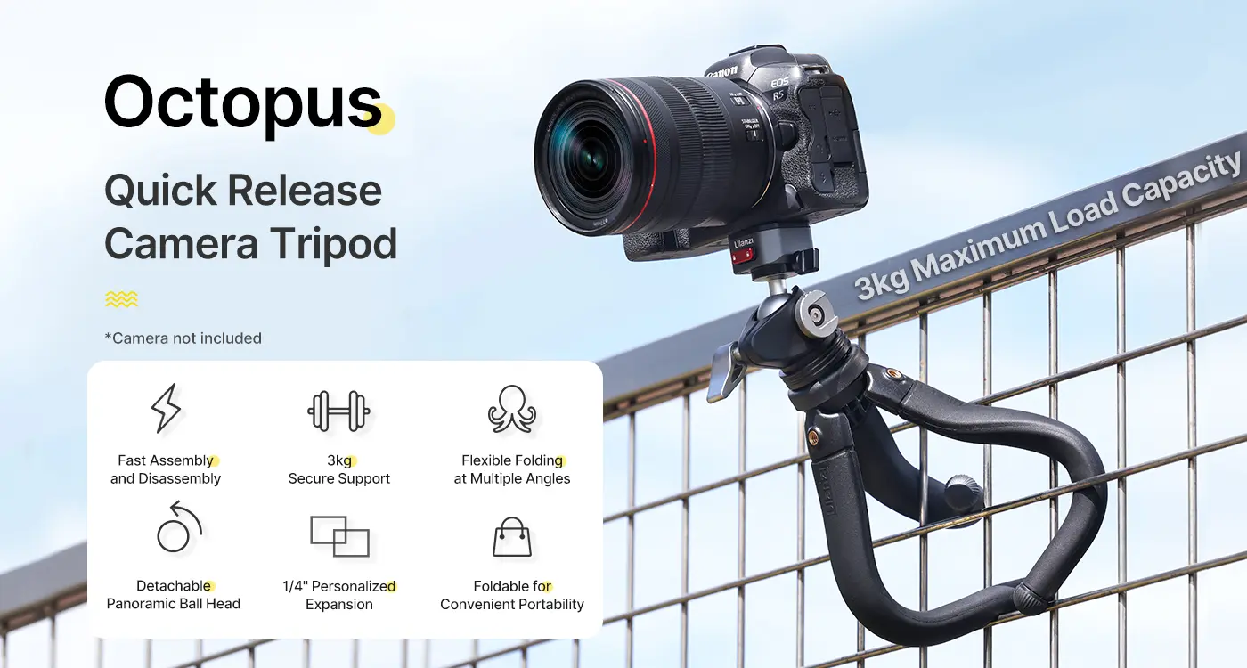 Ulanzi MT-68 CLAW Quick Release Flexible Tripod