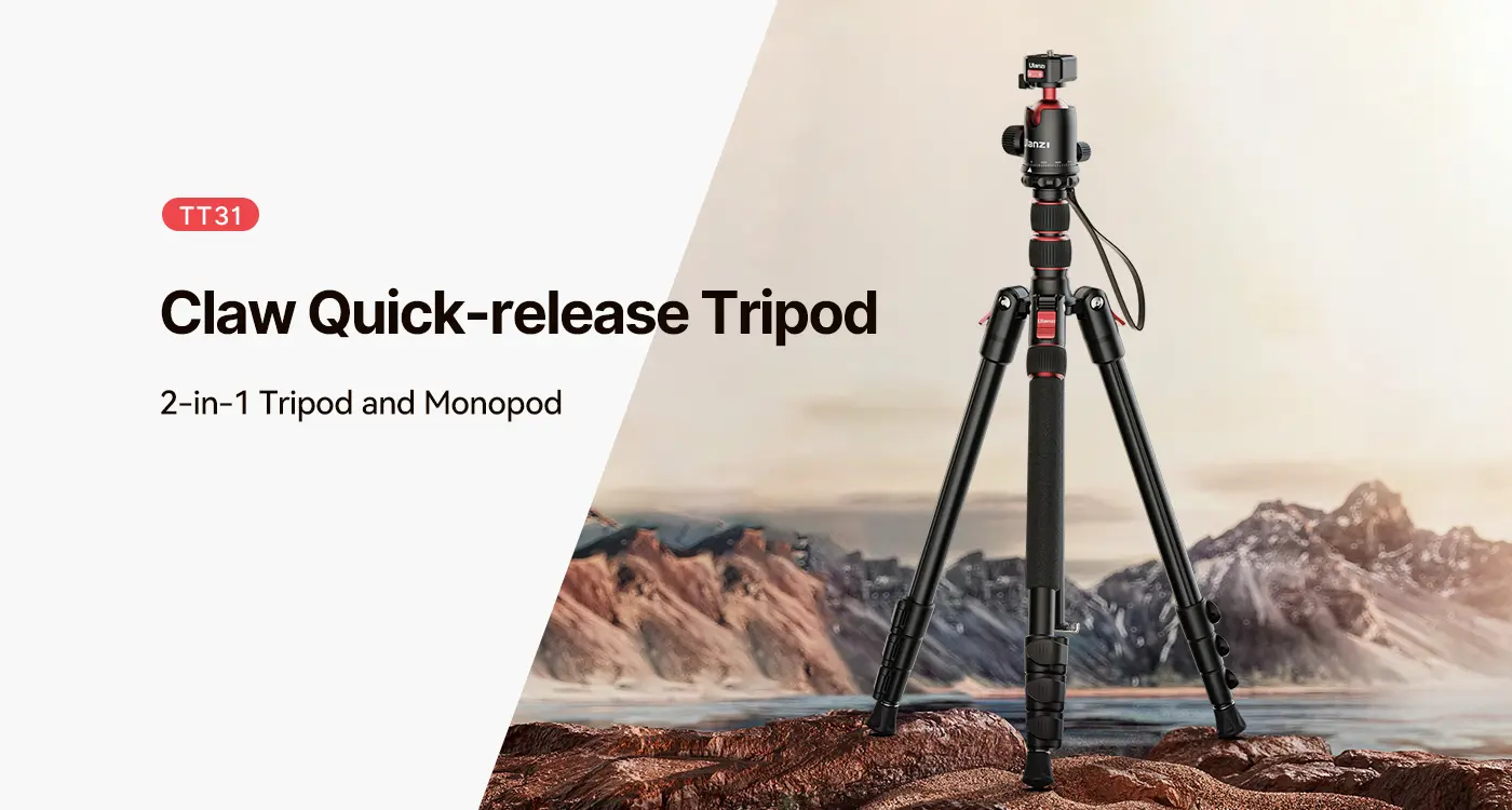 Ulanzi TT31 Claw Quick Release Camera Tripod & Monopod