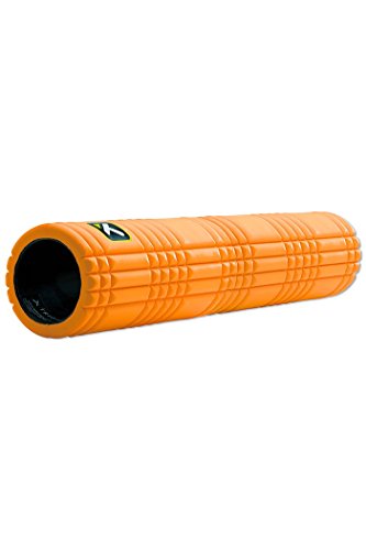 TriggerPoint Grid 2.0 Foam Roller, Deep Tissue Muscle Massage, Versatile Foam Roller, Multi Purpose, with Free Online Instructional Videos, Orange, 26''/66cm