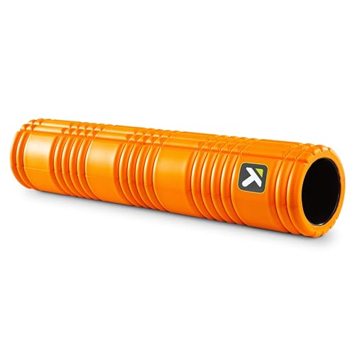 TriggerPoint Grid 2.0 Foam Roller – 66cm Extra-Firm Hollow Core for Larger Bodies, Deep Tissue Massage, Muscle Recovery & Pain Relief, Multi-Density Foam, EVA Surface, Compact & Durable, Orange