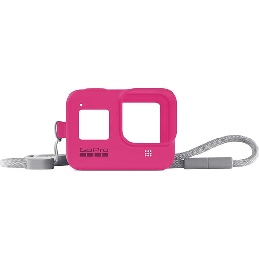 GoPro Sleeve + Lanyard for Hero8 Black - Electric Pink (Official Accessory)