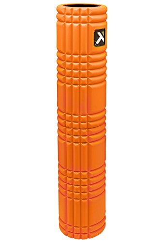 TriggerPoint Grid 2.0 Foam Roller, Deep Tissue Muscle Massage, Versatile Foam Roller, Multi Purpose, with Free Online Instructional Videos, Orange, 26''/66cm