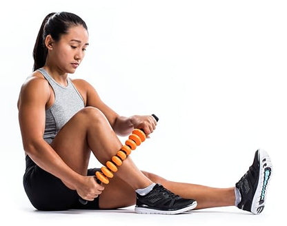 TriggerPoint STK Contour Handheld Massage Roller, 49.5 cm – Flexible Foam Stick for Targeted Muscle Recovery, Soreness Relief, and Improved Mobility for Better Post-Workout Performance
