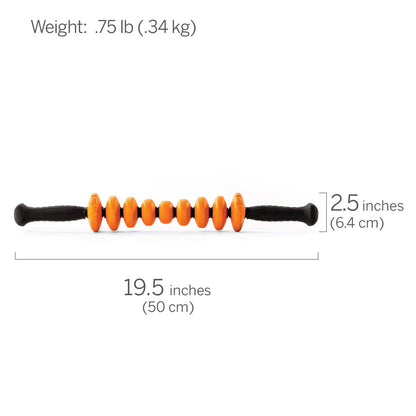 TriggerPoint STK Contour Handheld Massage Roller, 49.5 cm – Flexible Foam Stick for Targeted Muscle Recovery, Soreness Relief, and Improved Mobility for Better Post-Workout Performance