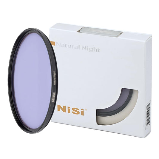 NiSi 67mm Natural Night - Circular Light Pollution Reducing Lens Filter for Nighttime and Astro Photography - Durable Brass Frame, Hydrophobic and Oleophobic Nano Coating, HD Quality Optical Glass