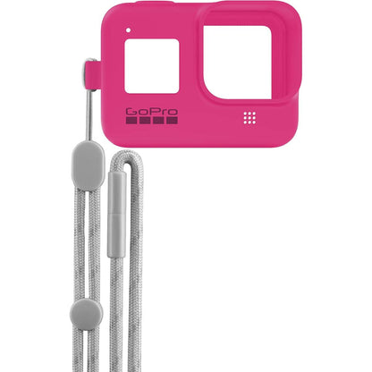 GoPro Sleeve + Lanyard for Hero8 Black - Electric Pink (Official Accessory)