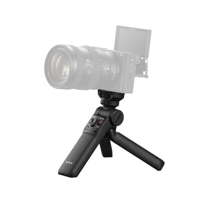 Sony GP-VPT2BT Handgrip (for Selfies and Vlogging, Can Also be Used As a Tripod, Compatible with Select Alpha and Cyber-Shot Cameras from Sony) Black