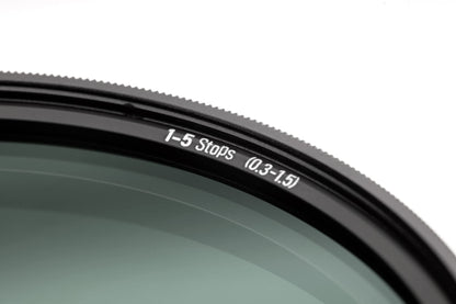 NiSi 67mm True Color ND-Vario 1-5 Stops (0.3-1.5), Variable ND ND2-ND32, Nano-Coating with Optical Glass