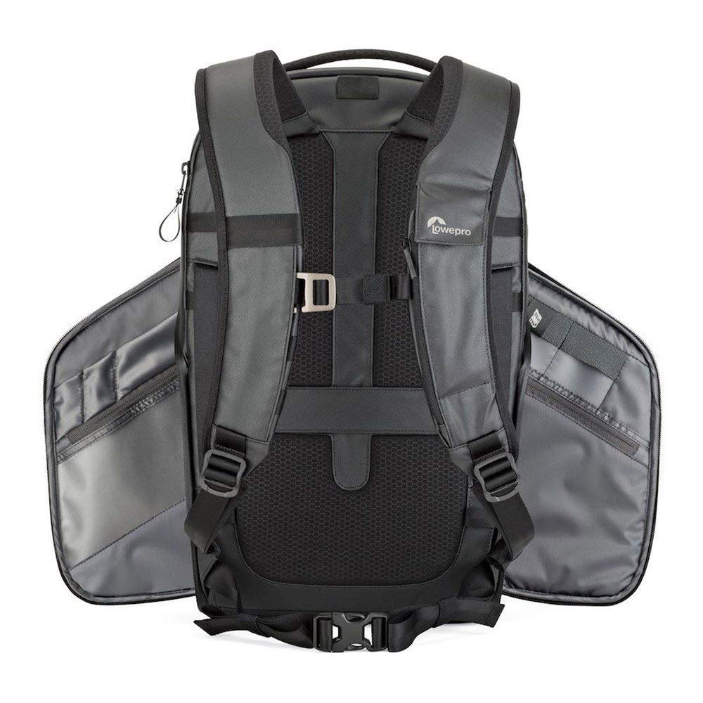 Lowepro FreeLine Camera Backpack 350 AW, Black, Versatile Daypack Designed for Travel, Photographers and Videographers, for DSLR, Mirrorless, Laptops, Bridge, CSC, Lenses and Travel Gear,