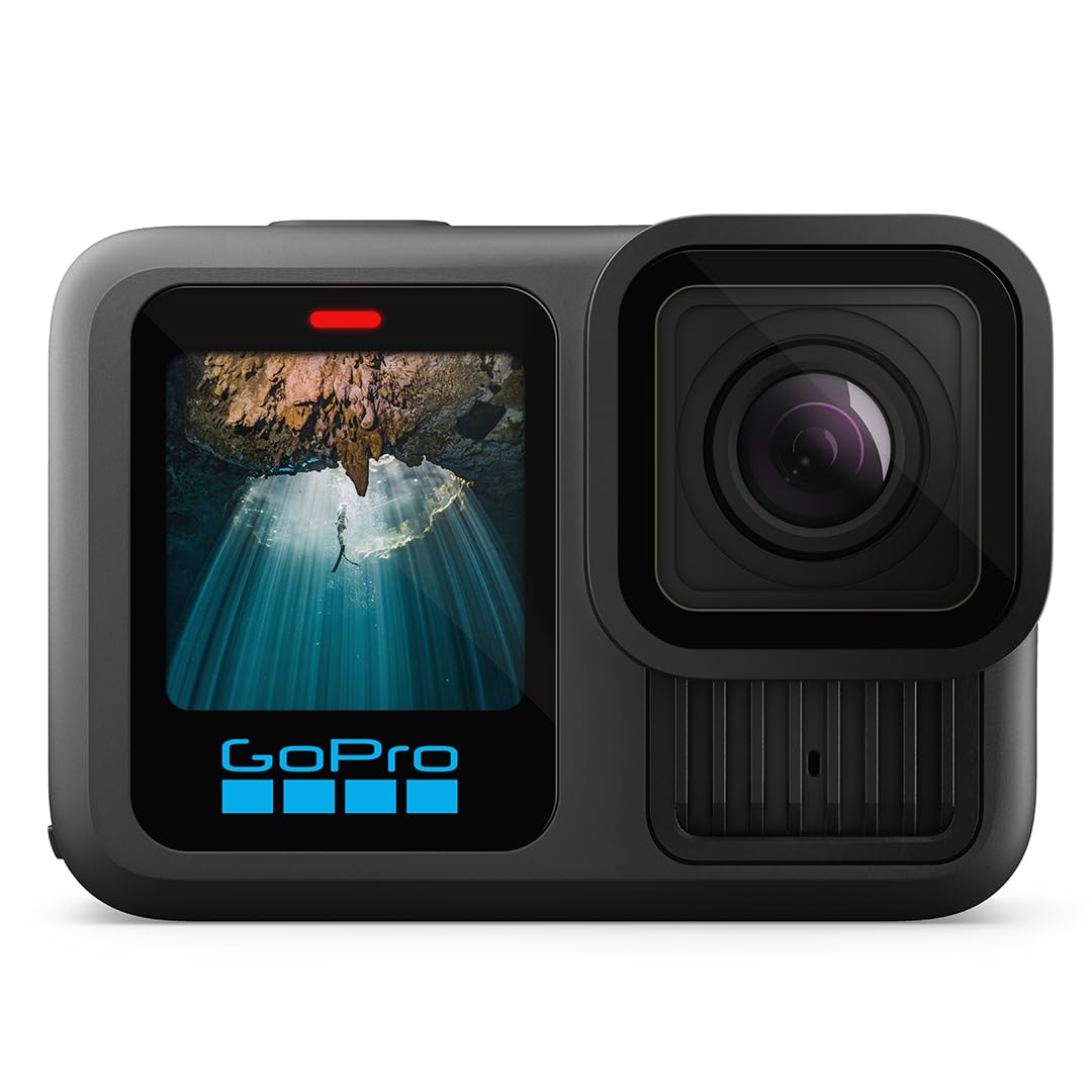 GoPro HERO13 Black - Waterproof Action Camera with 5.3K60 Video, 27MP Photo + Compatability with HB-Series Lenses