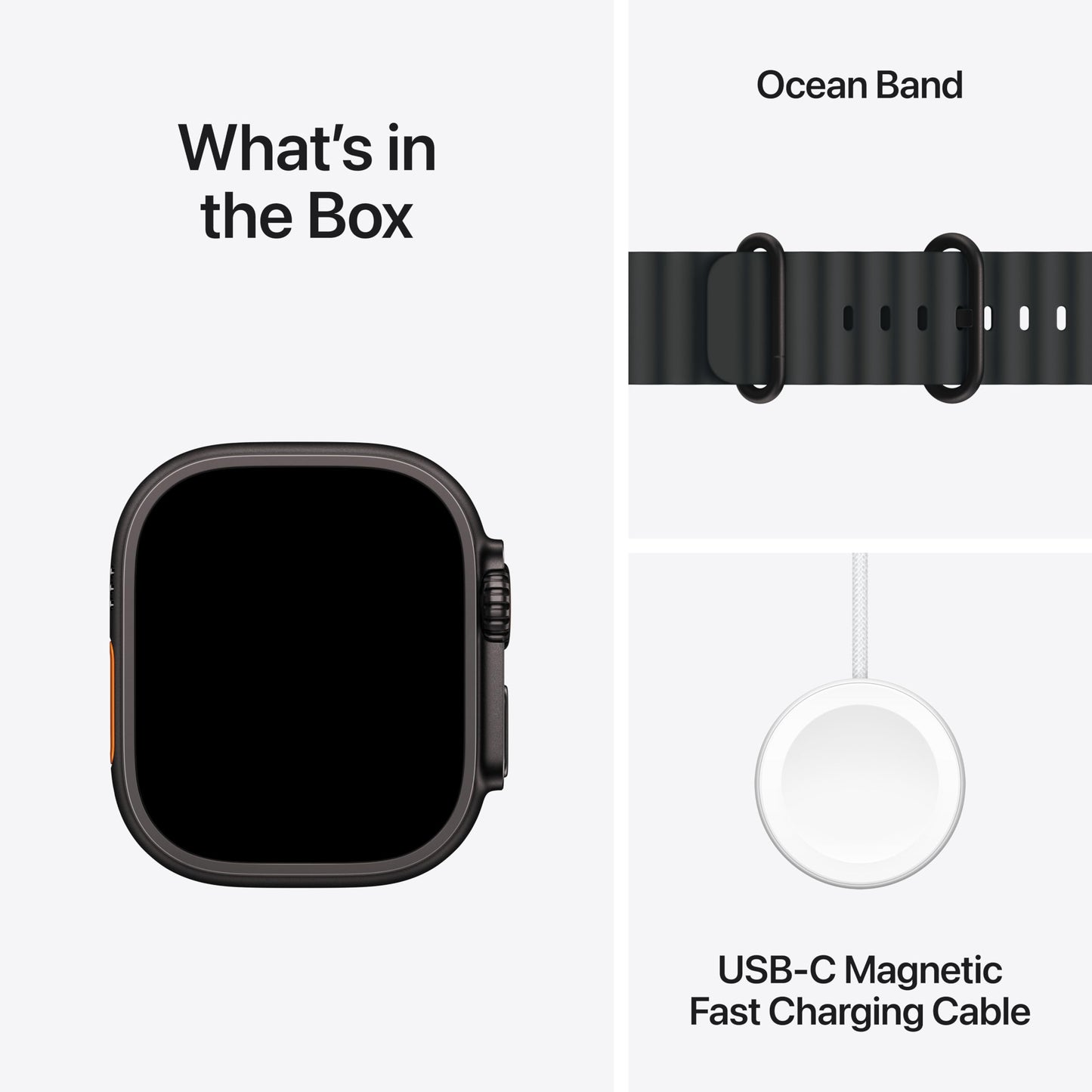 Apple Watch Ultra 2 [GPS + Cellular] Rugged Titanium Case/Ocean Band Strap/Fitness Tracker/Precision GPS/Extra-Long Battery Life/Carbon Neutral - ***NOTE - CHOOSE SIZE/STYLE/CONFIG AFTER CLICKING THROUGH TO THE APPLE WATCH AMAZON STORE