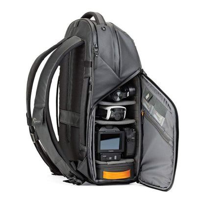 Lowepro FreeLine Camera Backpack 350 AW, Black, Versatile Daypack Designed for Travel, Photographers and Videographers, for DSLR, Mirrorless, Laptops, Bridge, CSC, Lenses and Travel Gear,