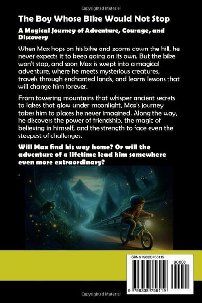 The Boy Whose Bike Would Not Stop: A Magical Journey of Adventure, Courage, and Discovery