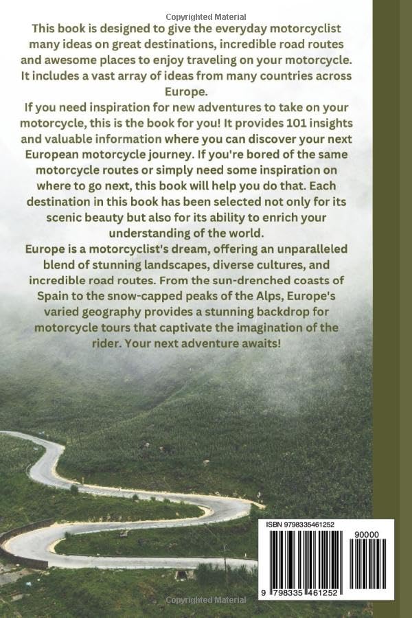 European Motorcycle Touring: 101 Adventures Across Europe