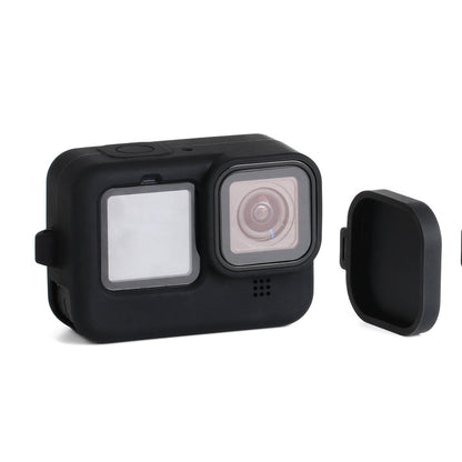 HSU Silicone Case with Battery Side Cover for GoPro Hero 12/11/10 /9