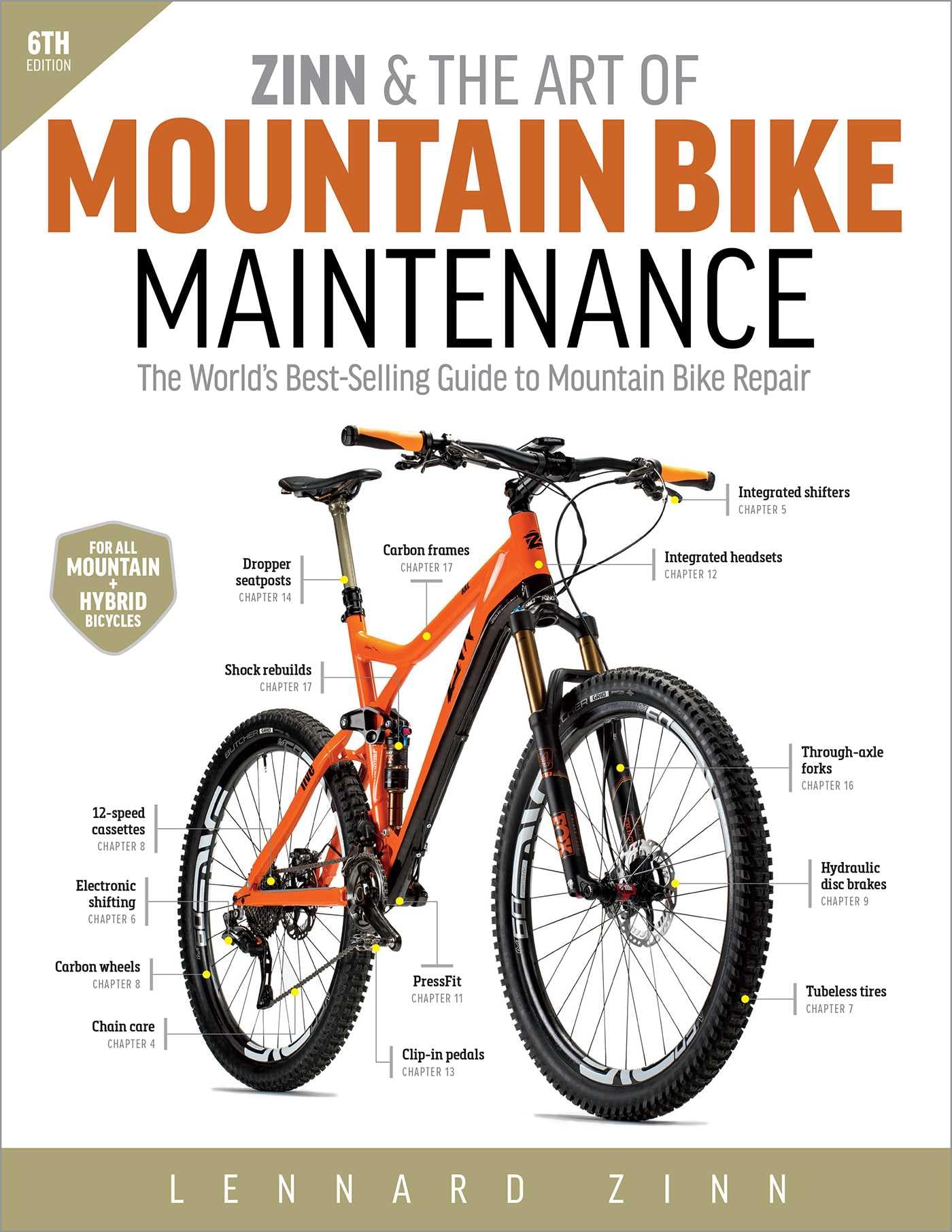 Zinn and the Art of Mountain Bike Maintenance: The World's Best-Selling Guide to Mountain Bike Repair