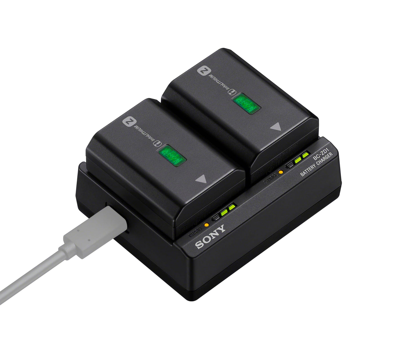 Battery Charger BC-ZD1 | Battery charger for high-capacity NP-FZ100 batteries (x2) with USB Power Delivery support