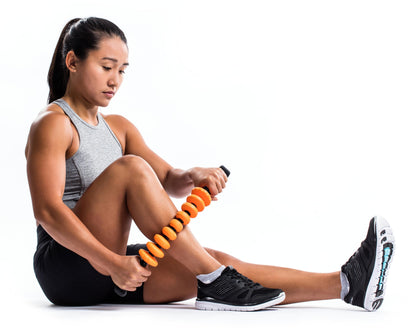 TriggerPoint STK Contour Handheld Massage Roller, 49.5 cm – Flexible Foam Stick for Targeted Muscle Recovery, Soreness Relief, and Improved Mobility for Better Post-Workout Performance