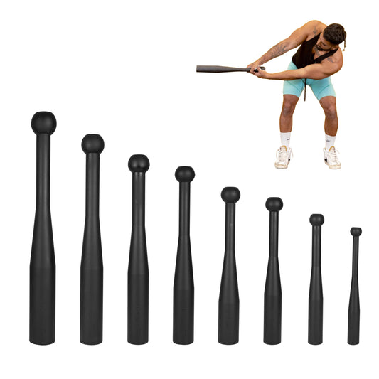 GRAVITY FITNESS Steel Indian Clubs - Club Mace for Functional Training, Grip Strength & Full-Body Workout - Cast Iron Clubbell Weights for Home Gym Strength Training (2kg)