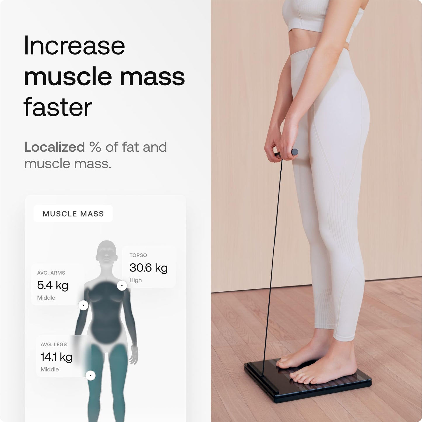 WITHINGS Body Scan - Connected WiFi Scale to Improve Your Health, BIA Personal Scale, Body Composition Analysis, Body Fat, Muscle Mass, Water Percentage, Electrocardiogram, Black