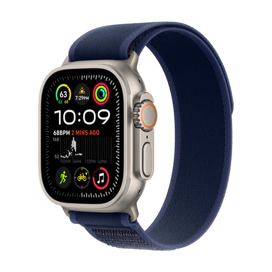 Apple Watch Ultra 2 [GPS + Cellular]  Rugged Titanium Case/Trail Loop Strap/Fitness Tracker/Precision GPS/Extra-Long Battery Life/Carbon Neutral - ***NOTE - CHOOSE SIZE/STYLE/CONFIG AFTER CLICKING THROUGH TO THE APPLE WATCH AMAZON STORE