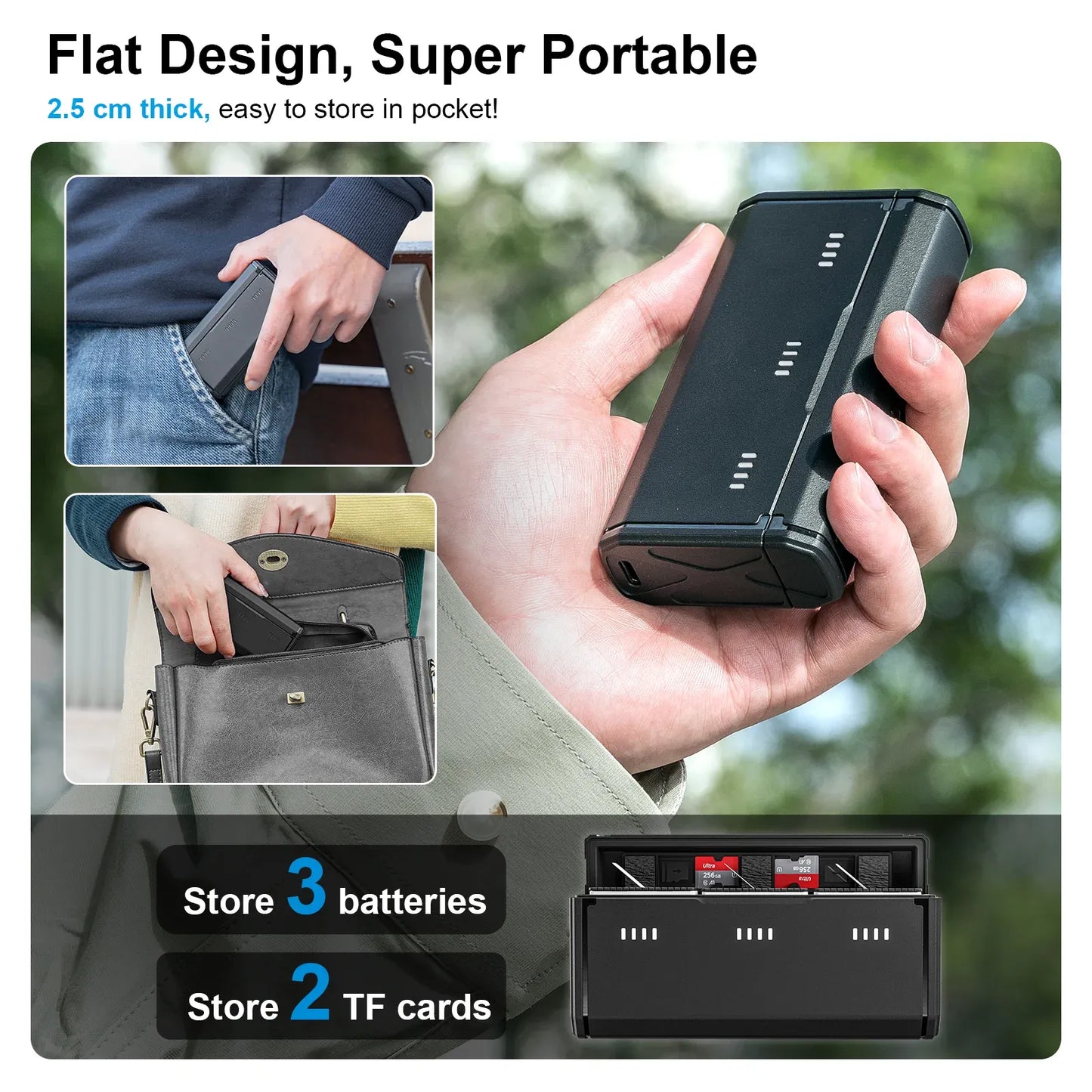 Multifunctional Battery Charger For Hero 13/12/11/10/9