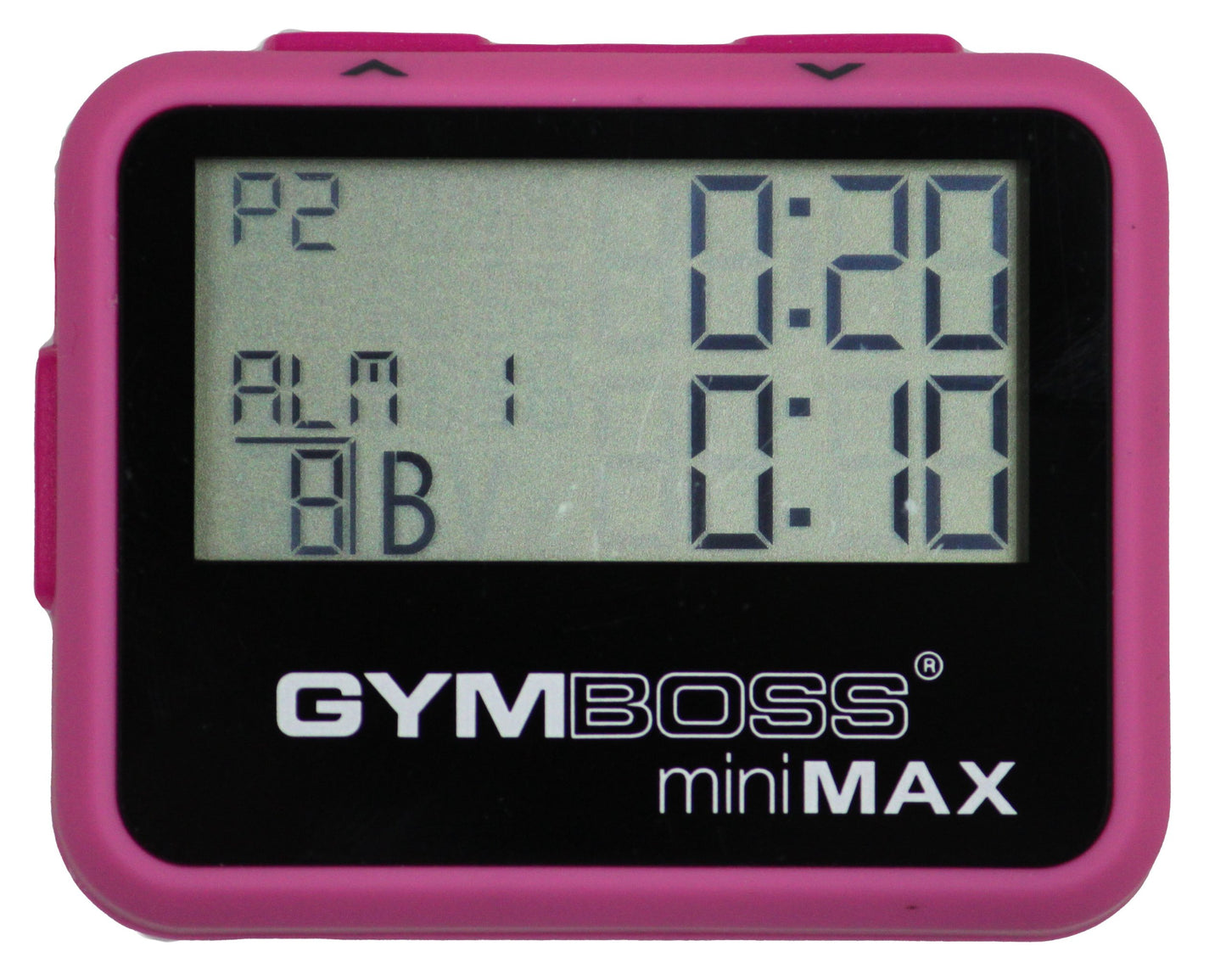 Gymboss miniMAX Interval Timer and Stopwatch - PINK/PINK SOFTCOAT