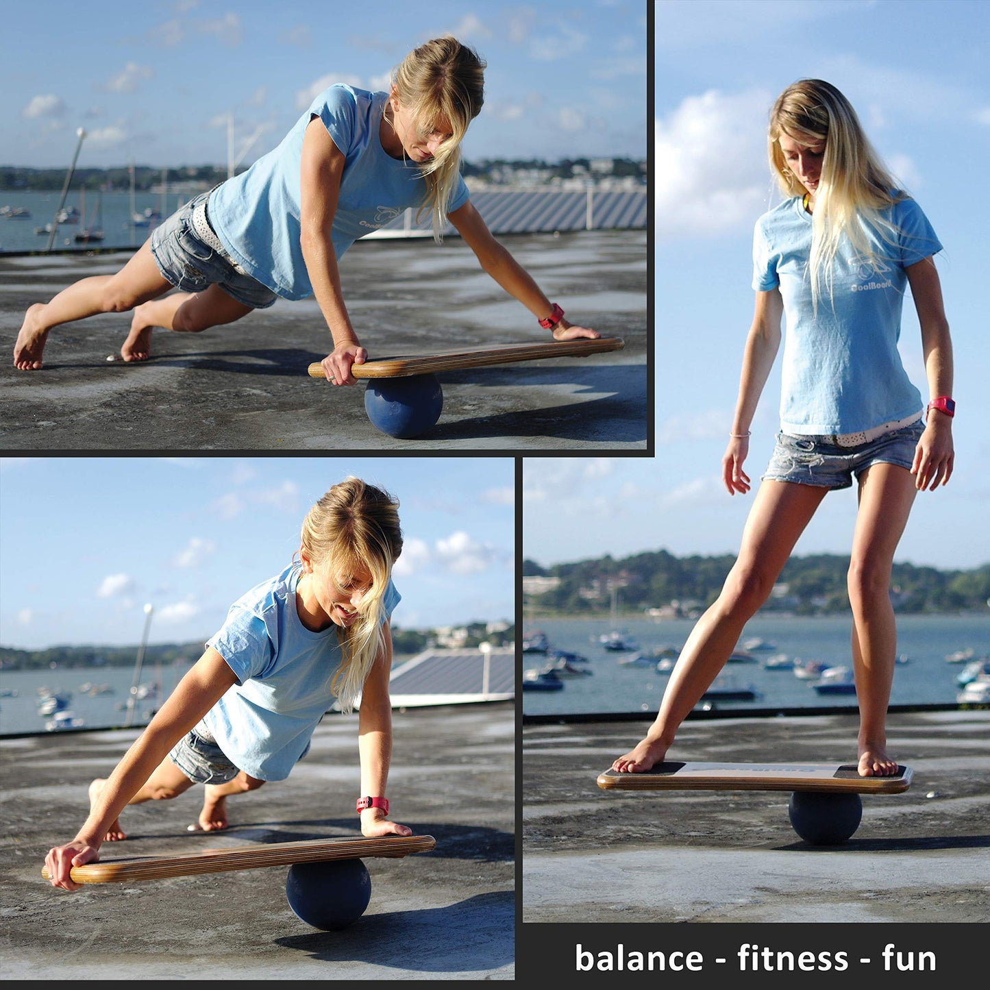 Porto LongTail 2in1-3D Balance Board / Core Trainer & Superior Wobble Board