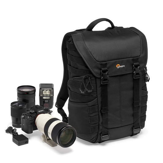 Lowepro ProTactic BP 300 AW II Mirrorless and DSLR Backpack - with QuickShelf divider system - camera gear to personal belongings - for Mirrorless Like Sony Apha9 - LP37265-PWW